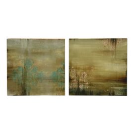Lori Del Mar Abstract Acrylic Artworks, Set of Two