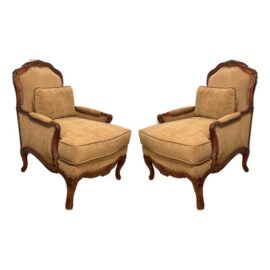 Fine Furniture Design Protege Collection Bergères, Pair