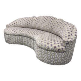 Fitzgerald Serpentine Sofa + Manuel Canovas Upholstery. Estimated Price: $16,000