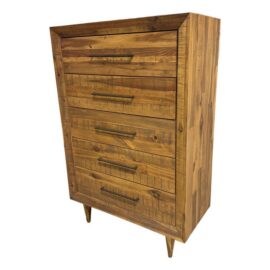 West Elm Alexa Reclaimed Wood Tall Dresser. Original Price: $1,300