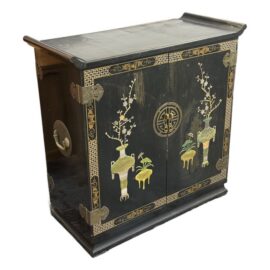 Lacquered Chinoiserie Dry Bar