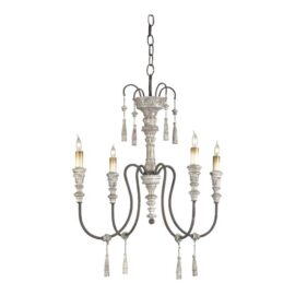 Currey & Co. Hannah Chandelier, Petite. Original Price: $1,250