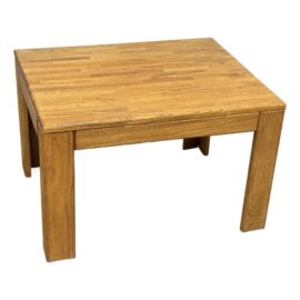 Oak Butcher Block Side Table