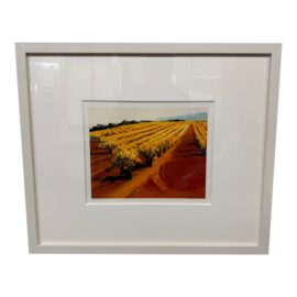 Ann Rea Long Afternoon Vines Artwork, Signed. Original Price: $400