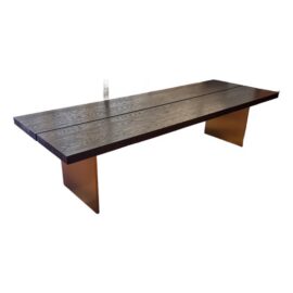 Thomas Bina & Ed Robinson for Restoration Hardware Channel Rectangular Dining Table. Original Price: $6,000