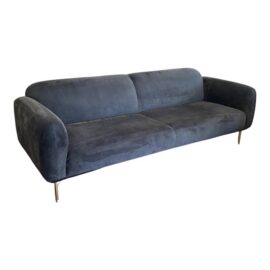 Nuevo Living Benson Shadow Grey Triple Seat Sofa. Original Price: $2,600