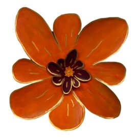 Pat & Andre Juneau Metal Flower Wall Sculpture, Extra Large