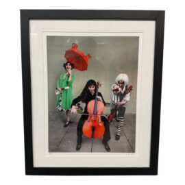 Elsa Hahne Framed Mardi Gras Helen Gillet Photograph + Signed, Edition 1/100. Original Price: $550