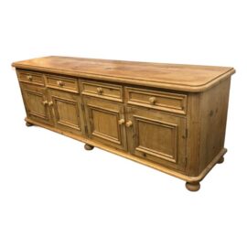 Antique European Pine Four-Door Sideboard. Original Price: $2,800