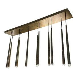Jonathan Browning for Restoration Hardware Aquitaine Twelve Light Linear Chandelier. Original Price: $9,880