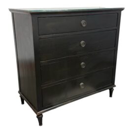 Restoration Hardware Maison Four Drawer Dresser, Antiqued Black. Original Price: $3,700