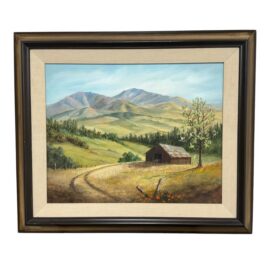 Marie Blairsdale “Mount Diablo” Signed Oil on Canvas Landscape Painting