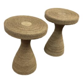NEW Brownstone Marley Side Tables, Pair. Original Price: $2,250