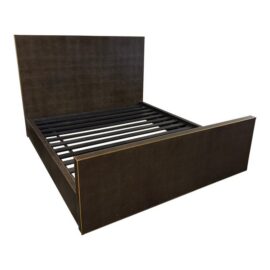 California King Van Thiel & Co. For Restoration Hardware Smythson Platform Bed. Original Price: $5,000