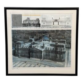 Christo & Jeanne-Claude Wrapped Reichstag a Project for Berlin, Signed
