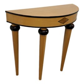 Bombay Company Art Deco Demilune Console Table