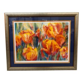 Cindy Delmas Field of Tulips Artist Proof, Signed