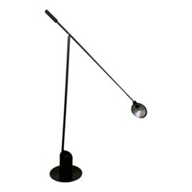 Robert Sonneman for Kovacs Feather Floor Lamp, Black