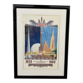 Stephan Martiniere Fiftieth Anniversary Celebration: 1939-1989 Poster Print, Framed