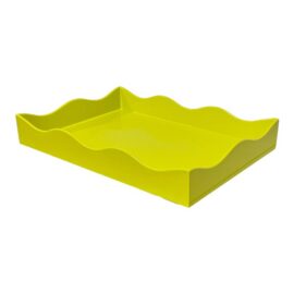 The Lacquer Company Belles Rives Lime Green Tray, Large. Original Price: $400