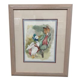 Beatric Potter Jemima Puddle Duck and the Fox, Framed