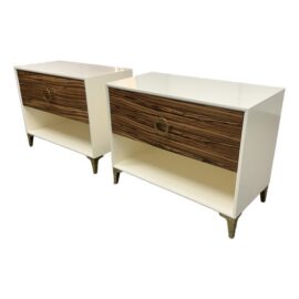 Williams-Sonoma Home Miranda Nightstands, Pair. Estimate Price: $3,000