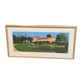 Martino Hoss Shakespeare Garden at the Huntington Hotel Serigraph, Signed. Original Price: $1,600