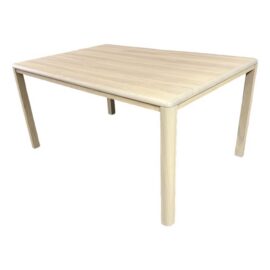 NEW Bespoke White-Washed Ash Dining Table. Original Price: $2,875