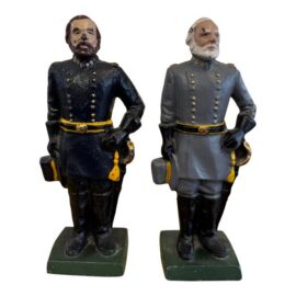 Ulysses S. Grant and Robert E. Lee Civil War General Bookends, Set