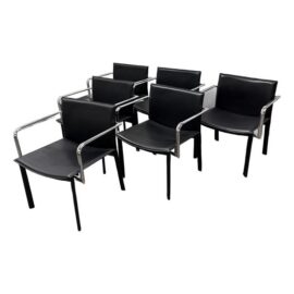 Zuo Modern Gekko Conference Armchairs, Set of Six. Original Price: $1,875