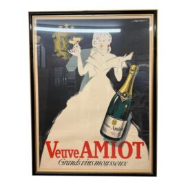 Robert Falcucci for Veuve Amiot Advert Poster