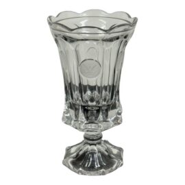 Fostoria Coin Glass Clear Footed Urn