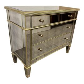 Rosdorf Park Azil Mirrored Chest of Drawers. Original Price: $1,330