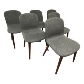 Omar De Baggio for Design Within Reach Bacco Chairs, Set of Six. Original Price: $5,970
