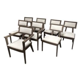Brownstone Furniture Bancroft Dining Chairs, Set of Eight. Original Price: $4,000