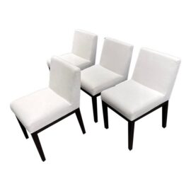 Restoration Hardware Morgan Fabric Dining Chairs, Set of Four. Original Price: $4,160