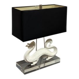 Jonathan Adler Porcelain Dragon Table Lamp