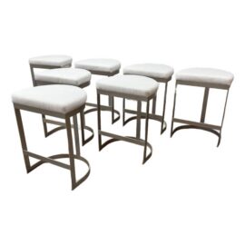 Uttermost Ivanna Counter Stools, Set of Seven. Original Price: $3,850