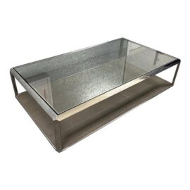 Four Hands Bentley Shagreen Shadow Box Coffee Table. Original Price: $2,430