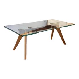 BoConcept Monza Extendable Glass Dining Table. Original Price: $4,000