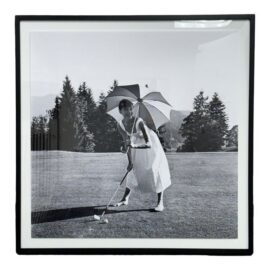 Getty Images for Four Hands Golfing Hepburn Photograph, Framed. Original Price: $1,100