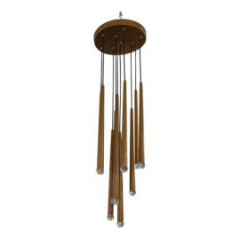 Jonathan Browning Studios Style Ten-Light Pendant Chandelier