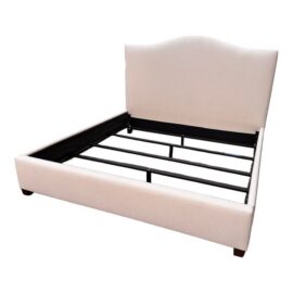 Eastern King Size Pottery Barn Raleigh Bed Frame. Original Price: $1,800