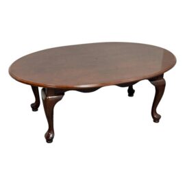 The Bombay Company Oval Queen Anne Style Coffee Table. Original Price: $450