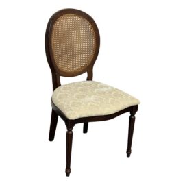 Bombay Company Traditional Oval Cane-Back Side Chair