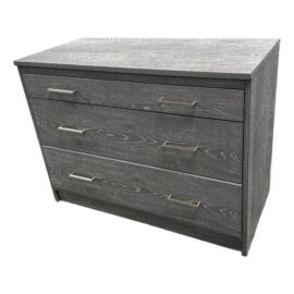 Pottery Barn Teen Sleep & Study Low Loft Three-Drawer Dresser, Brushed Charcoal. Original Price: $800