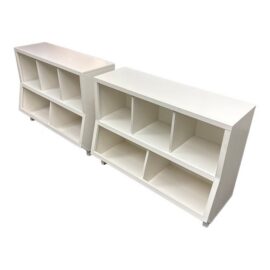 West Elm Parker Market Bin Cubbies, Pair. Original Price: $1,200