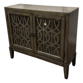 Coast to Coast Kire Two-Door Accent Cabinet. Original Price: $650