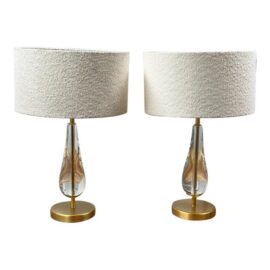 Eichholtz Stilla Table Lamps, Pair. Original Price: $2,390