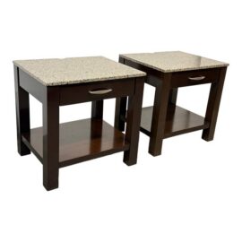 Bermanfalk Bespoke Nightstands, Pair